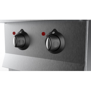 Professionele oven 700 - 2 branders - CombiSteel