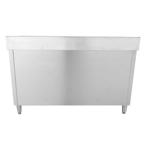 Meubel Spoelbak 2 Bakken met Achterwand - 1400 x 600 mm - Bak aan de Linkerkant - Dynasteel