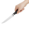 Riveted Steak Knife with Black ABS Handle - Set of 6 - Olympia