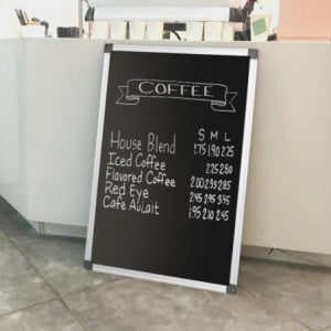 Zwart Magnetisch Bord - 600 x 900 mm - Olympia