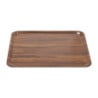 Smooth Laminated Tray Capri Walnut - 460 x 360 mm - Cambro