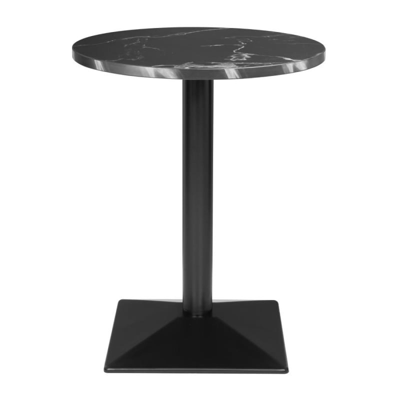 Ronde Tafel Effect Zwarte Steen - ⌀ 60 cm - Bolero