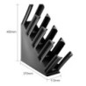 Black Polypropylene Cup Holder - 4 Slots - Olympia