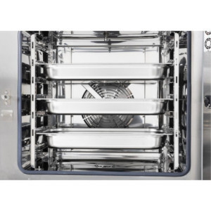 Vier Gemengde Compacte Oven met Touchscreen 7 x GN 1/1 met Ondersteuning en Installatiekit - Buffalo