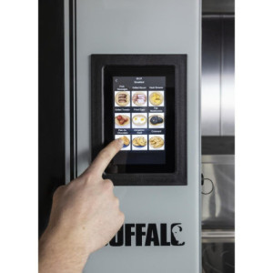 Vier Gemengde Compacte Oven met Touchscreen 6 x GN 1/1 met Ondersteuning en Installatiekit - Buffalo