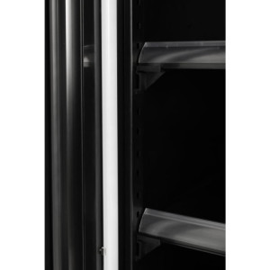 2-Door Refrigerated Display - 744 L - Positive Black - Polar