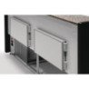 Tibet Black Refrigerated Service Counter - 1500 mm - Zoin