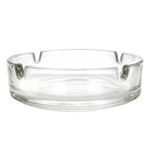 Small Stackable Glass Ashtray Ø107 Mm - Set of 24 - Olympia - Fourniresto