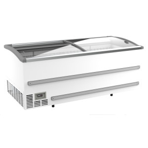 Weißer Truhen-Gefrierschrank für Supermarkt - 1005 L - CombiSteel