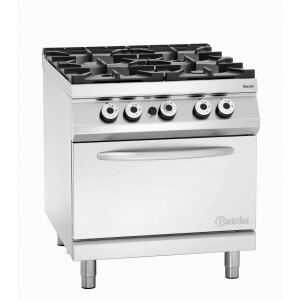 Four-burner range series 900 - Gas oven GN 2/1 from the brand Bartscher