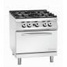 Four-burner range series 900 - Gas oven GN 2/1 from the brand Bartscher