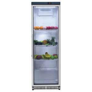 Vrieskast 400 L Glazen Deur Geventileerde Koeling -18/-22°C
