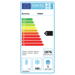 Armoire Réfrigérée Négative GN 2/1 - 650 L - Bartscher