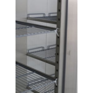Negativer Schrank 1400 L Edelstahl 2 Türen GN 2/1 Belüftet