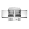 Star Refrigerated Saladette - 2 Doors with Openable Top