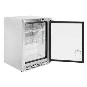 Negatieve RVS Koelkast 170 L -18°C Onderbouw