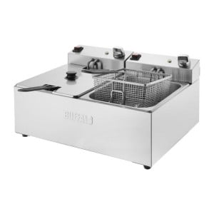 Doppelte elektrische Fritteuse - 2X5L - Buffalo