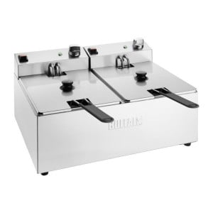 Doppelte elektrische Fritteuse - 2X5L - Buffalo