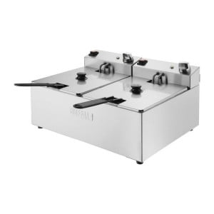 Doppelte elektrische Fritteuse - 2X5L - Buffalo