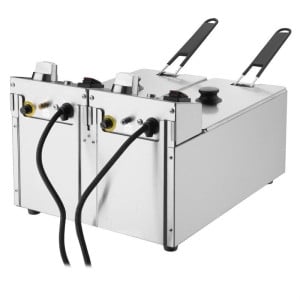 Dubbele Friteuse - 2 x 3 L - Buffalo