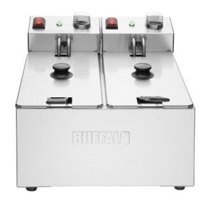 Dubbele Friteuse - 2 x 3 L - Buffalo