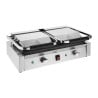 Grill De Contact Double Bistro Rainuré/Rainuré en Inox - Buffalo