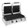 Grill De Contact Double Bistro Rainuré/Rainuré en Inox - Buffalo