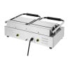 Double Contact Grill Grooved/Grooved in Stainless Steel - Buffalo