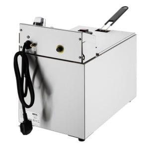 Einfache elektrische Fritteuse mit Timer - 1 x 8L - Buffalo