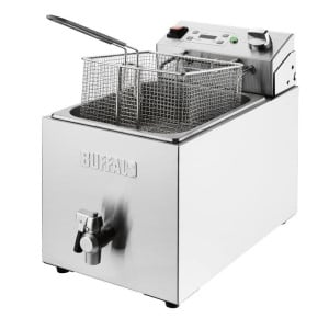 Eenvoudige Elektrische Friteuse Met Timer - 1 X 8L - Buffalo