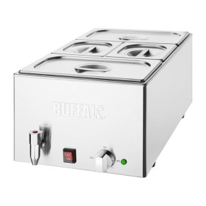 Bain-Marie met Aftapkraan en GN-bakken