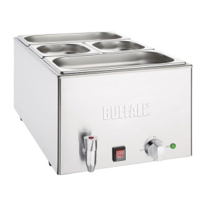 Bain-Marie met Aftapkraan en GN-bakken