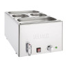 Bain-Marie met Aftapkraan en GN-bakken
