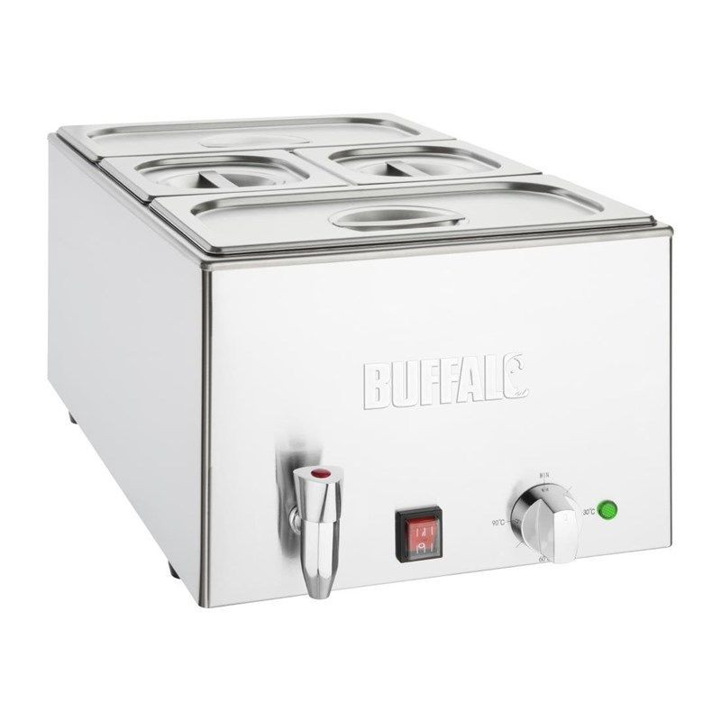 Bain-Marie met Aftapkraan en GN-bakken Bain-Marie met Aftapkraan en GN-bakken