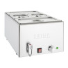 Bain-Marie met Aftapkraan en GN-bakken