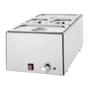 Bain-Marie Avec Bacs - 2 x GN 1/3 et 2 x GN 1/6 - Buffalo