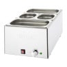Bain-Marie Met Bakken - 2 x GN 1/3 en 2 x GN 1/6 - Buffalo