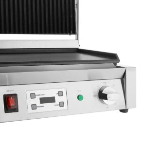Grote Contactgrill Enkel Geribbeld en Glad - Buffalo