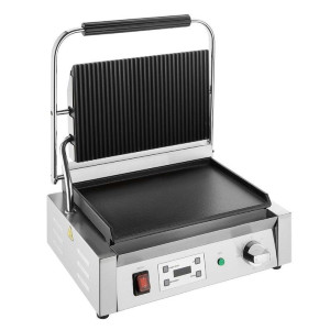 Grote Contactgrill Enkel Geribbeld en Glad - Buffalo