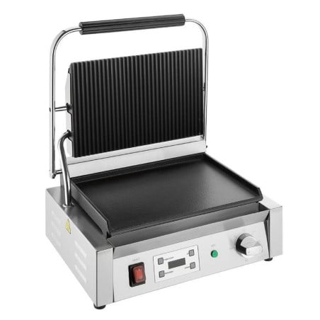 Grote Contactgrill Enkel Geribbeld en Glad - Buffalo