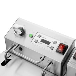 Friteuse Électrique Double Avec Minuterie - 2 X 5 L - Buffalo
