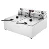 Friteuse Électrique Double Avec Minuterie - 2 X 5 L - Buffalo