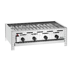 Tischgrill - Gas-Kombination - 4 Brenner - Bartscher