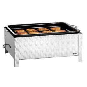 Tischgrill - Gas-Kombination Glatte Platte - Bartscher