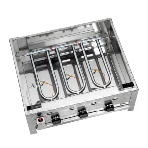 Außen-Tischgrill - Gas-Kombination