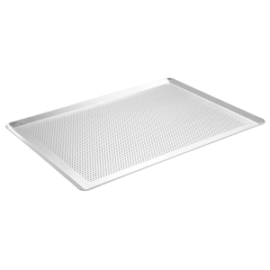 Geperforeerde aluminium bakplaat - 600 mm x 400 mm | Mychef