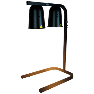 Lampe Deux Chauffante Noir - 500 W