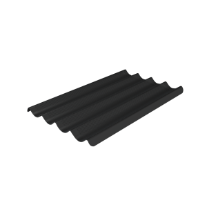 Plateau Noir à Pain 600x400 mm Mychef - Qualité Professionnelle