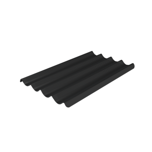 Schwarzes Tablett für Brot 600x400 mm Mychef - Professionelle Qualität