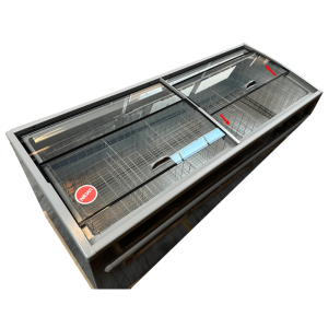 Congélateur Bahut Gris pour Supermarché - 530 L
